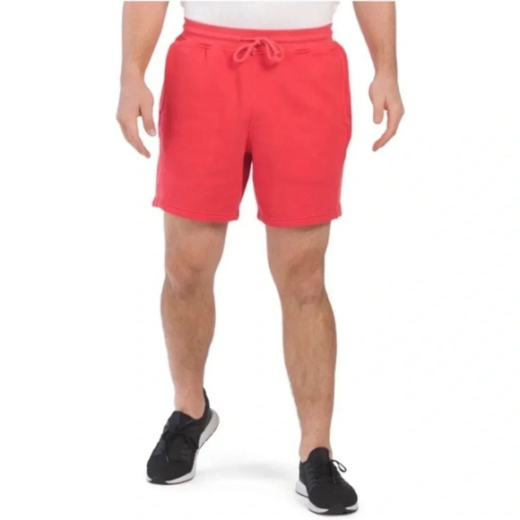 NEW Outdoor Voices Men Nimbus Teddy Cotton Shorts
Drawstring Pocket Apple red - Picture 1 of 11